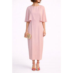 Tuckernuck Pomander Place Cape Leah Dress Size 8 Blush Pink NWT Maxi